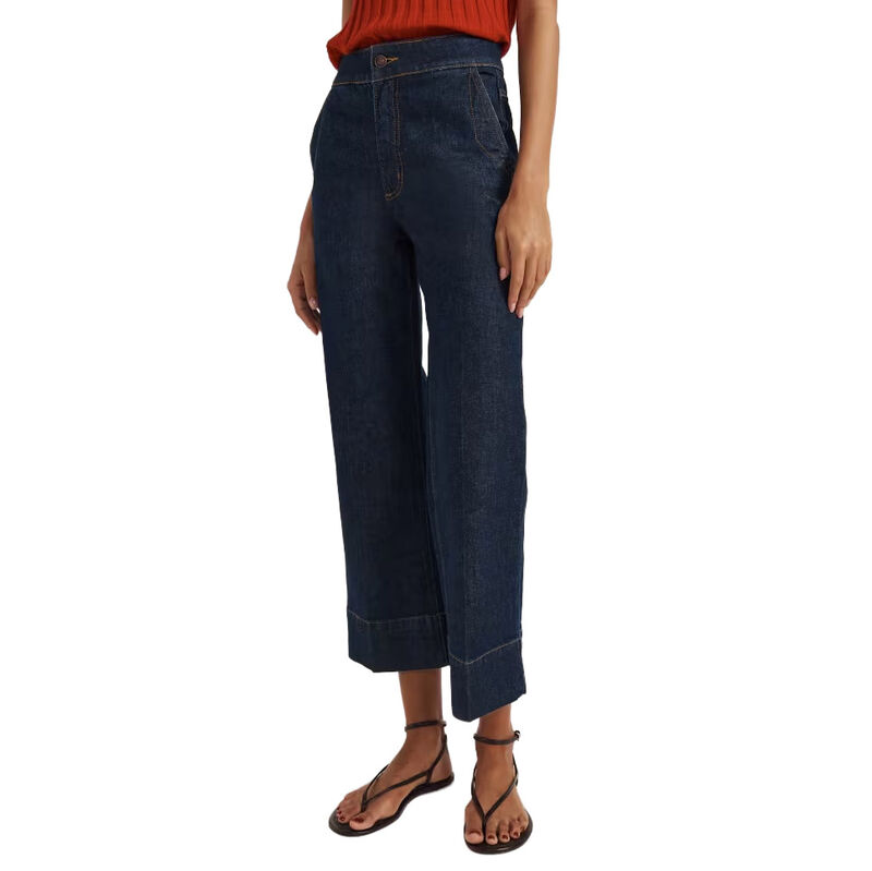 SABA Ava Cropped Wide Leg Jean image number 0